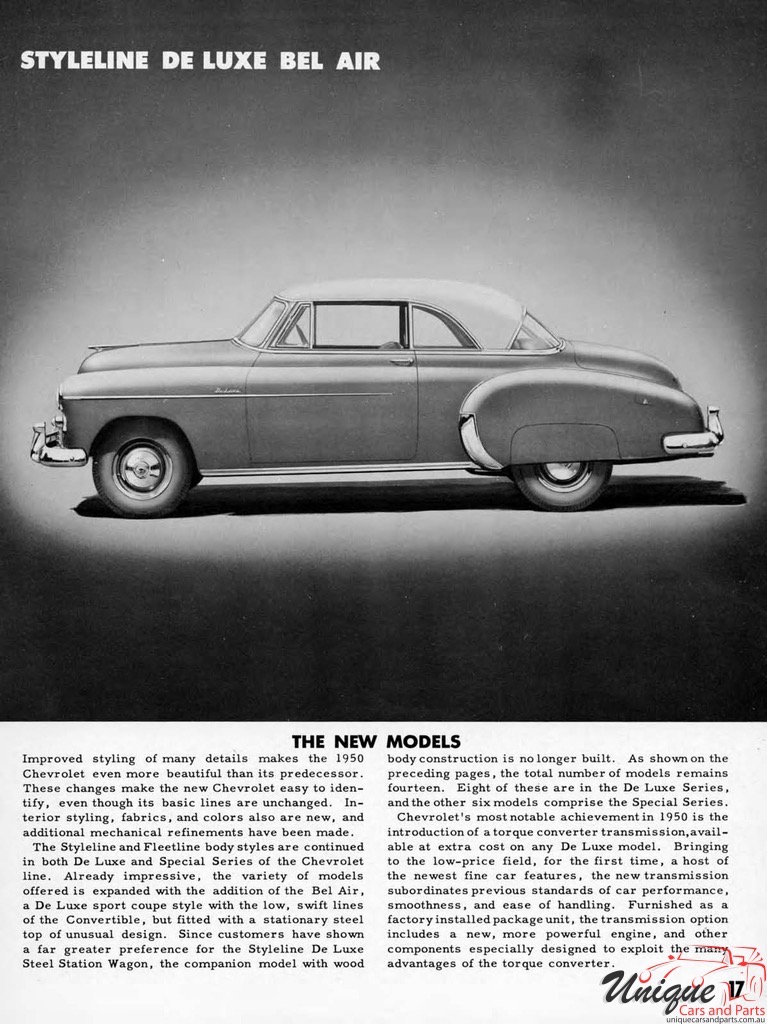 1950 Chevrolet Engineering Features Brochure Page 48